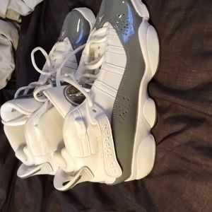 Nike Air Jordan 6 Rings White Cool Grey Sneakers Retro